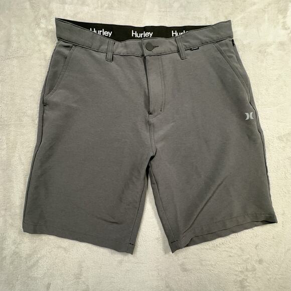 Hurley Men's Hybrid Spacedye Walk Shorts Dark Grey Size 32 EUC - Picture 1 of 10